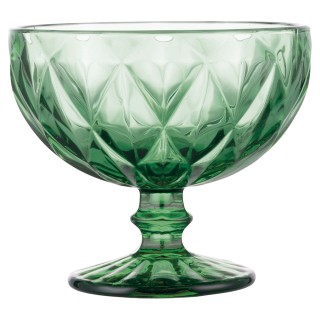 Galileo Σετ 6 φλιτζάνια παγωτό 400 ml με σκαλιστή επιφάνεια πράσινο...