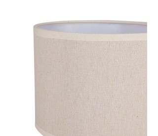 Ostaria Λάμπα Τσιμέντου Λινό Portland Μαύρο Μπεζ H29.5cm -37531 Ostaria Λάμπα Τσιμέντου Λινό Portland Μαύρο Μπεζ H29.5cm -37531