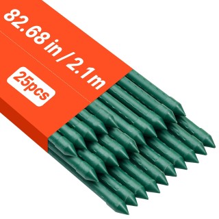 VEVOR Σετ 25 Μεταλλικών Κονταριών 2100mm με Πλαστική Επίστρωση για ...