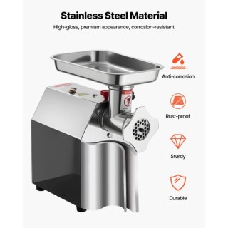 VEVOR Μηχανή Άλεσης Κρέατος & Εγκάρσιας Λουκάνικων 5.5 lbs/min SYTM... VEVOR Μηχανή Άλεσης Κρέατος & Εγκάρσιας Λουκάνικων 5.5 lbs/min SYTM...