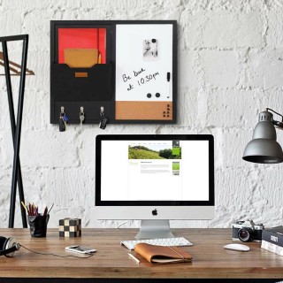 BAKAJI Μαγνητικός Πίνακας Ανακοινώσεων Συνδυασμένος με Γάντζους κα... BAKAJI Μαγνητικός Πίνακας Ανακοινώσεων Συνδυασμένος με Γάντζους κα...