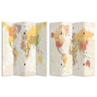 BAKAJI Ξύλινο Διακοσμητικό Παραβάν Παγκόσμιος Χάρτης Διπλής Όψεως ... BAKAJI Ξύλινο Διακοσμητικό Παραβάν Παγκόσμιος Χάρτης Διπλής Όψεως ...