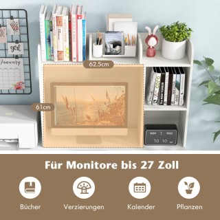 Costway Επιτραπέζια Ραφιέρα Γραφείου με Αντιολισθητικά Πέλματα και... Costway Επιτραπέζια Ραφιέρα Γραφείου με Αντιολισθητικά Πέλματα και...