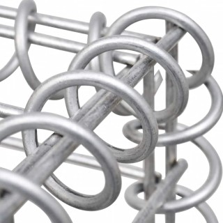 BAKAJI Γαλβανισμένο Συρματόπλεγμα Καλάθι 100x80x30cm για Κήπο 02001582