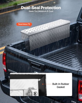 VEVOR Αλουμινένιο Κουτί Εργαλείων για Καρότσα Φορτηγού με Κλειδαριά...