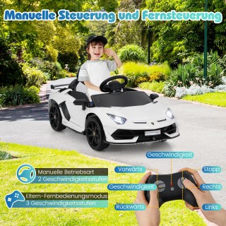 Costway Παιδικό Ηλεκτροκίνητο Αυτοκίνητο Lamborghini με 2,4G Τηλεχε...