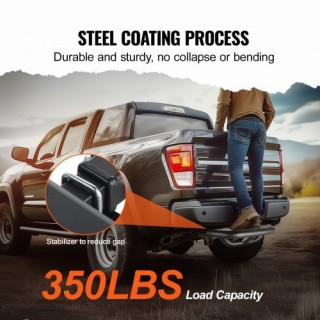 VEVOR Σκαλοπάτι Ρυμούλκησης για 2 Υποδοχή Προφυλακτήρα Αυτοκινήτου ...