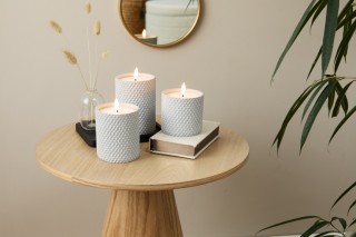 Σετ LED κεριών 3 τεμαχίων με Τσιμεντένια Βάση Ανοιχτό Γκρι 8720604... Σετ LED κεριών 3 τεμαχίων με Τσιμεντένια Βάση Ανοιχτό Γκρι 8720604...