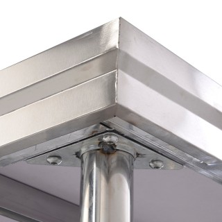 Costway Επαγγελματικός Πάγκος Ανοξείδωτου Χάλυβα με Ενδιάμεσο Ράφι... Costway Επαγγελματικός Πάγκος Ανοξείδωτου Χάλυβα με Ενδιάμεσο Ράφι...