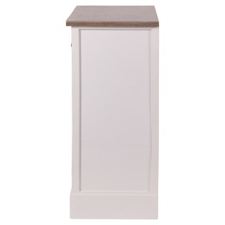 Galileo Ξύλινη συρταριέρα με 2 συρτάρια και 2 πόρτες 75x38x88 cm Gr...