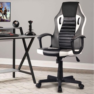 BAKAJI Καρέκλα Gaming Γραφείου Οικίας Ρυθμιζόμενη Περιστρεφόμενη Δι... BAKAJI Καρέκλα Gaming Γραφείου Οικίας Ρυθμιζόμενη Περιστρεφόμενη Δι...