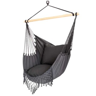 BAKAJI Κρεμαστή Πολυθρόνα Κήπου με Μαξιλάρια Γκρι - Αιώρηση, Χαλάρω... BAKAJI Κρεμαστή Πολυθρόνα Κήπου με Μαξιλάρια Γκρι - Αιώρηση, Χαλάρω...