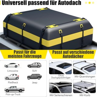 Αδιάβροχη Τσάντα Οροφής Αυτοκινήτου με Χωρητικότητα 0,6m³ και Ενισχ... Αδιάβροχη Τσάντα Οροφής Αυτοκινήτου με Χωρητικότητα 0,6m³ και Ενισχ...