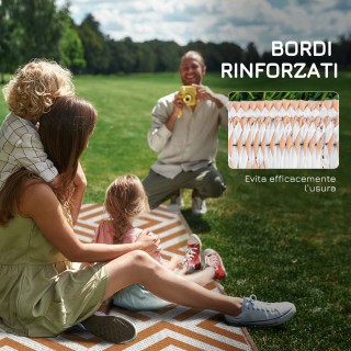 Outsunny Εξωτερικό Χαλί για Μπαλκόνι και Βεράντα Αναστρέψιμο με Γεω... Outsunny Εξωτερικό Χαλί για Μπαλκόνι και Βεράντα Αναστρέψιμο με Γεω...