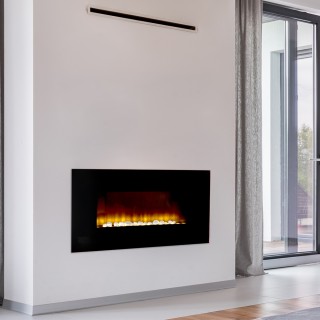 Ηλεκτρικό Τζάκι με Εφέ Φωτιάς με Τηλεχειριστήριο 12 x 48 x 105,5 cm... Ηλεκτρικό Τζάκι με Εφέ Φωτιάς με Τηλεχειριστήριο 12 x 48 x 105,5 cm...