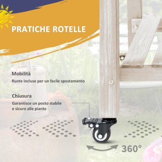 Outsunny Εξωτερική Ζαρντινιέρα με 8 Διαμερίσματα και Πλαϊνό Ράφι κα... Outsunny Εξωτερική Ζαρντινιέρα με 8 Διαμερίσματα και Πλαϊνό Ράφι κα...