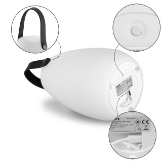 BAKAJI Ασύρματο Φορητό Επαναφορτιζόμενο LED Επιτραπέζιο Φωτιστικό Ε... BAKAJI Ασύρματο Φορητό Επαναφορτιζόμενο LED Επιτραπέζιο Φωτιστικό Ε...