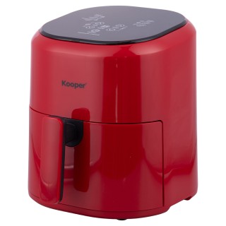 Kooper Φριτέζα αέρος 5 λίτρων με οθόνη αφής 1200 W κόκκινη Kooper 5...