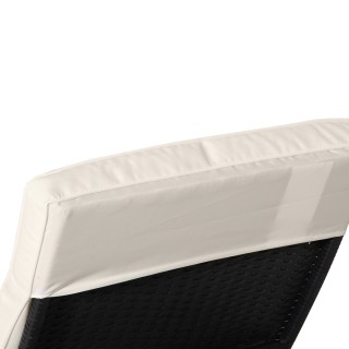 Outsunny Garden Lounger σε PE Rattan με ρυθμιζόμενη πλάτη και μαξιλ...