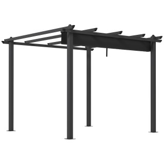 Pergola Gazebo 3x3 m με 8 οπές αποστράγγισης, σε αλουμίνιο, μέταλλο... Pergola Gazebo 3x3 m με 8 οπές αποστράγγισης, σε αλουμίνιο, μέταλλο...