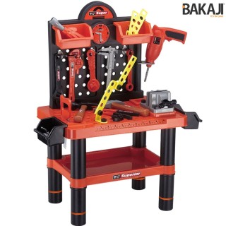 BAKAJI Πάγκος Εργασίας για Παιδιά 54 Τεμάχια Εργαλεία και Αξεσουάρ... BAKAJI Πάγκος Εργασίας για Παιδιά 54 Τεμάχια Εργαλεία και Αξεσουάρ...