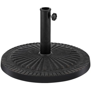 Costway Στρογγυλή Βάση Ομπρέλας Φ49cm με Σφιγκτήρα και Ανθεκτική Σι...