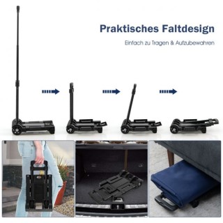 Πτυσσόμενο Καρότσι Μεταφοράς και Αποθήκευσης 38 L Χρώματος Σκούρο Μ... Πτυσσόμενο Καρότσι Μεταφοράς και Αποθήκευσης 38 L Χρώματος Σκούρο Μ...