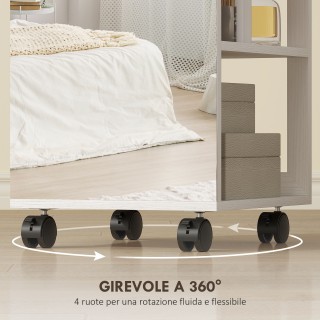 HOMCOM Ντουλάπι Κοσμηματοθήκης με Περιστρεφόμενο Καθρέπτη 360°, Ρυθ... HOMCOM Ντουλάπι Κοσμηματοθήκης με Περιστρεφόμενο Καθρέπτη 360°, Ρυθ...