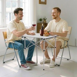 VEVOR Φορητό Πτυσσόμενο Τραπέζι Κάμπινγκ Αλουμινίου με Τσάντα Μεταφ... VEVOR Φορητό Πτυσσόμενο Τραπέζι Κάμπινγκ Αλουμινίου με Τσάντα Μεταφ...