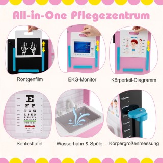 Costway Σετ Ιατρικών Εξετάσεων Ξύλινο με Χώρο Εξετάσεων, Μόνιτορ ΗΚ... Costway Σετ Ιατρικών Εξετάσεων Ξύλινο με Χώρο Εξετάσεων, Μόνιτορ ΗΚ...