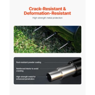 VEVOR Χειροκίνητος Κυλινδρικός Αεριστήρας Γκαζόν 21 Βαρέως Τύπου Μα... VEVOR Χειροκίνητος Κυλινδρικός Αεριστήρας Γκαζόν 21 Βαρέως Τύπου Μα...