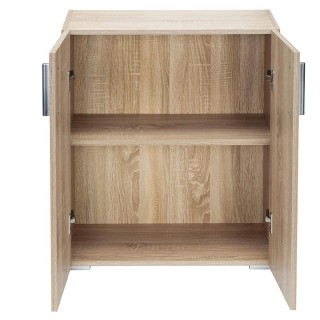 BAKAJI Κινητό ντουλάπι με διπλή πόρτα 2 ράφια ντουλάπι κουζίνας μπ... BAKAJI Κινητό ντουλάπι με διπλή πόρτα 2 ράφια ντουλάπι κουζίνας μπ...