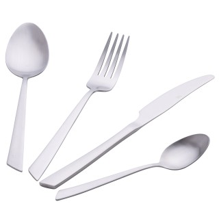 Villa DEste  Σετ 24 μαχαίρια σε ανοξείδωτο ατσάλι silver opaco Cut ...