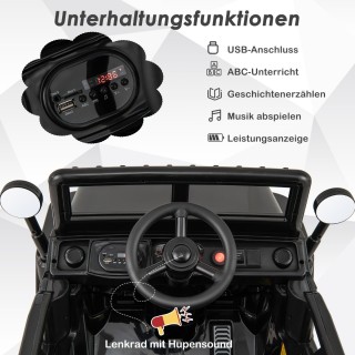 Costway Ηλεκτρικό Παιδικό Αυτοκίνητο 12V με Τηλεχειριστήριο και Δι... Costway Ηλεκτρικό Παιδικό Αυτοκίνητο 12V με Τηλεχειριστήριο και Δι...