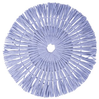 Villa DEste  Σετ 4 τμχ Στρογγυλό πλεκτό σουπλά 38 εκ από χαρτί 4 απ...