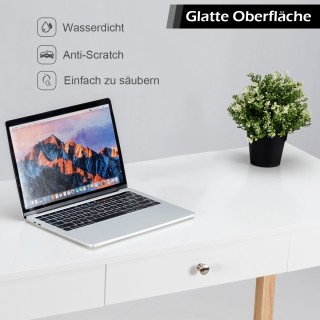 Costway Πολυλειτουργικό Τραπέζι με Λευκή Επιφάνεια και Πόδια από Κ... Costway Πολυλειτουργικό Τραπέζι με Λευκή Επιφάνεια και Πόδια από Κ...