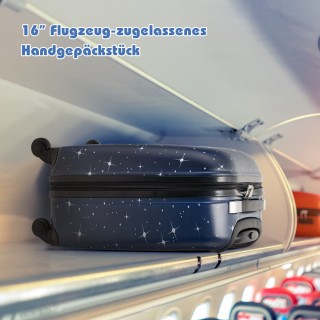 Costway  Σετ παιδικών αποσκευών 5 τεμαχίων: Βαλίτσα 16 ιντσών με ρο...