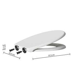5FIVE Simply smart Λευκό Αντιβακτηριακό Κάθισμα Τουαλέτας 37.5 x 45... 5FIVE Simply smart Λευκό Αντιβακτηριακό Κάθισμα Τουαλέτας 37.5 x 45...