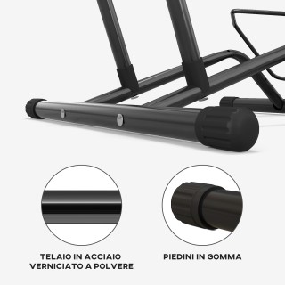 SPORTNOW Βάση Στήριξης Ποδηλάτου για Ελαστικά < 8.5 εκ από Ατσάλι 5...