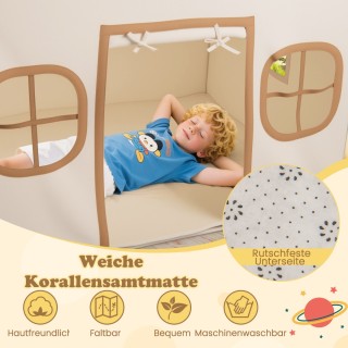 Costway  Εσωτερικό Παιδικό Σπιτάκι Παιχνιδιού με Αστρικά Φώτα & Μαξ...