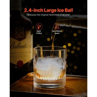 VEVOR  Παγομηχανή Ice Diamond Press 2.4 για Ουίσκι BQYJYSLC65MMD7AI9V0