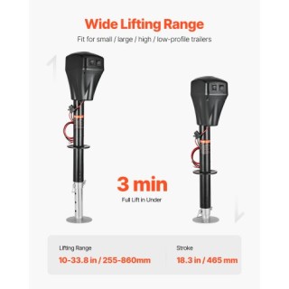 VEVOR Ηλεκτρικός Γρύλος Τρέιλερ 5000 lbs για Τροχόσπιτα & Καμπέρες ...