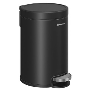 SONGMICS Κάδος Μπάνιου με Πεντάλ 3L, Ατσάλινος, με Μαλακό Κλείσιμο ... SONGMICS Κάδος Μπάνιου με Πεντάλ 3L, Ατσάλινος, με Μαλακό Κλείσιμο ...