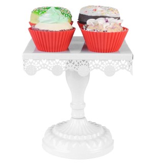 BAKAJI Μεταλλική Βάση για Γλυκά 16εκ Τετράγωνος Δίσκος Κέικ Μάφιν Κ... BAKAJI Μεταλλική Βάση για Γλυκά 16εκ Τετράγωνος Δίσκος Κέικ Μάφιν Κ...