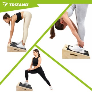 Trizand Ρυθμιζόμενη Σανίδαμε Διπλή Στήριξη για Καλύτερη Προπόνηση 2...