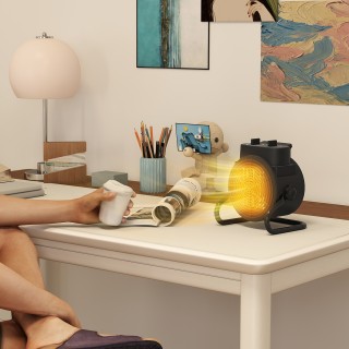 HOMCOM Ηλεκτρική Θερμάστρα με Ρυθμιζόμενες 3 Λειτουργίες, από Πυρίμ... HOMCOM Ηλεκτρική Θερμάστρα με Ρυθμιζόμενες 3 Λειτουργίες, από Πυρίμ...