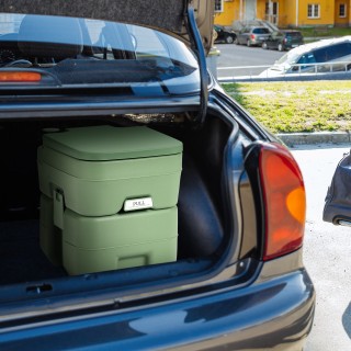 Costway  Φορητή Τουαλέτα Εξωτερικού Χώρου με Αποσπώμενο Δοχείο 20 Λ...