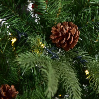 Costway Τεχνητό Χριστουγεννιάτικο Δέντρο με LED Φωτάκια 210 εκ. Πρ... Costway Τεχνητό Χριστουγεννιάτικο Δέντρο με LED Φωτάκια 210 εκ. Πρ...