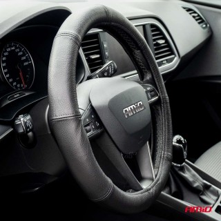 Κάλυμμα τιμονιού Φυσικό Δέρμα S 35-37 εκ. ,01764 AMiO