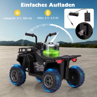 Costway Ηλεκτρικό Παιδικό Quad 6V με Λειτουργίες Εμπρός & Πίσω - Μα... Costway Ηλεκτρικό Παιδικό Quad 6V με Λειτουργίες Εμπρός & Πίσω - Μα...